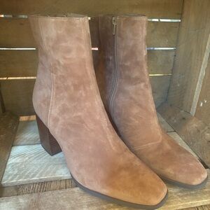 Vionic Suede Mid-Calf Boots -Harper Brown Women’s size 11